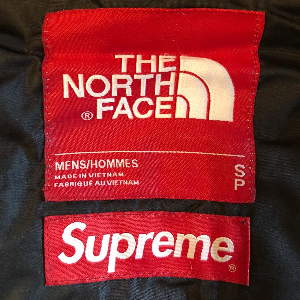 Supreme X TNF Expedition Down Jacket Sz Small - Picture 6 of 8